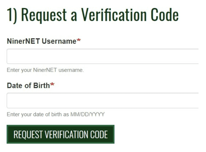 Request Verification Code